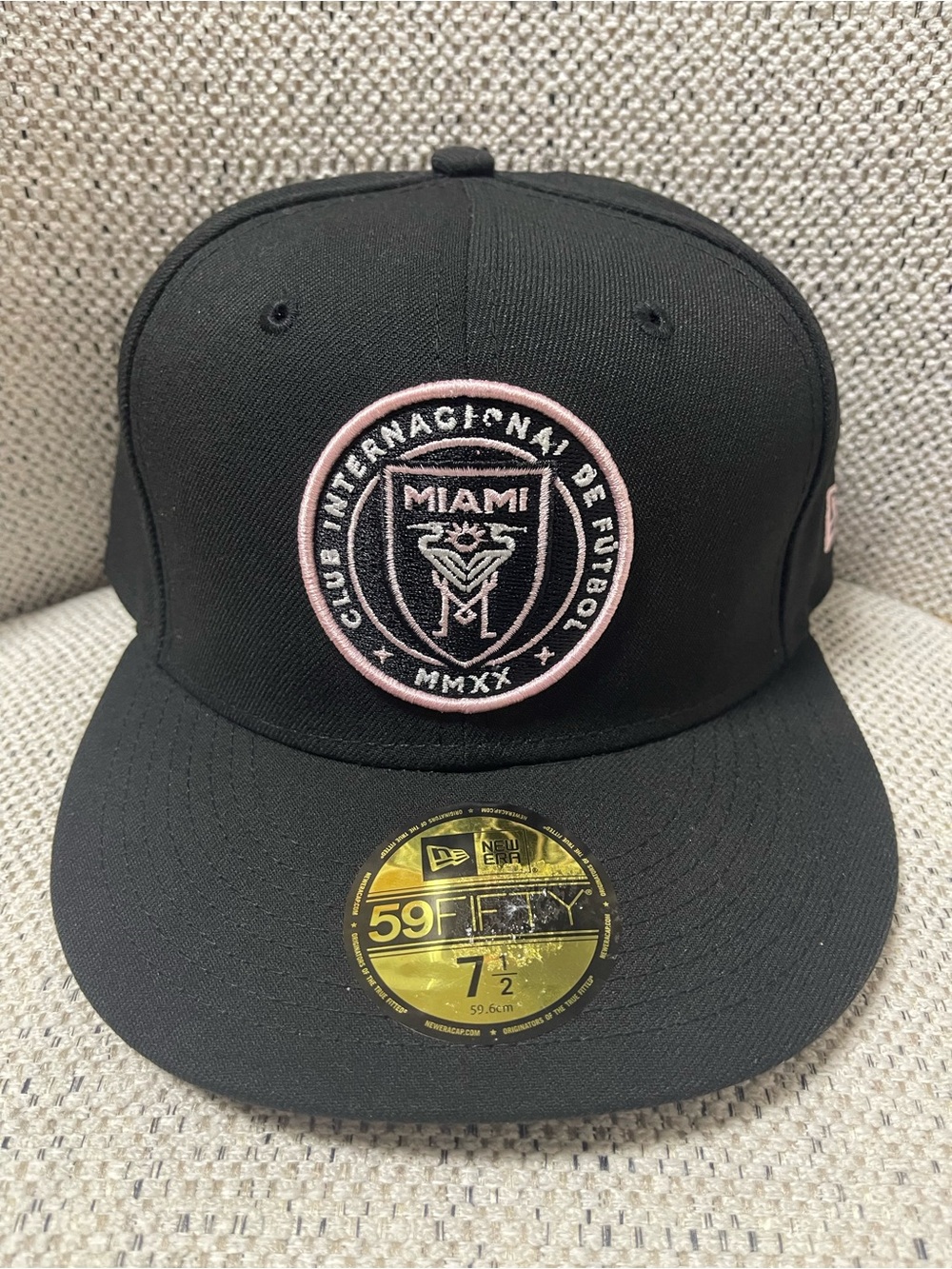 New Era Black & Pink Inter Miami Fitted 59FIFTY Hat